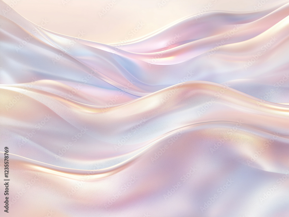 Obraz premium 乳白色の波のイメージ