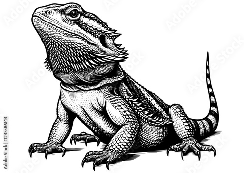 Bearded Dragon Vector File