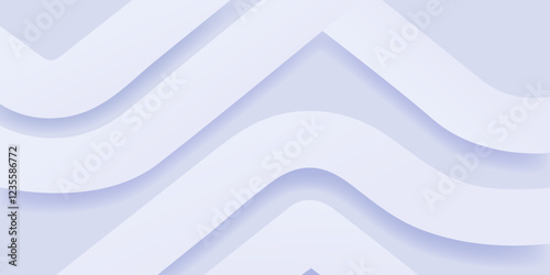 White abstract line dimension background. Gray dynamic shape design.