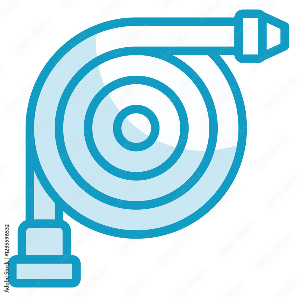 Fire Hose Icon Element For Design Fire Hose Icon Element For Design