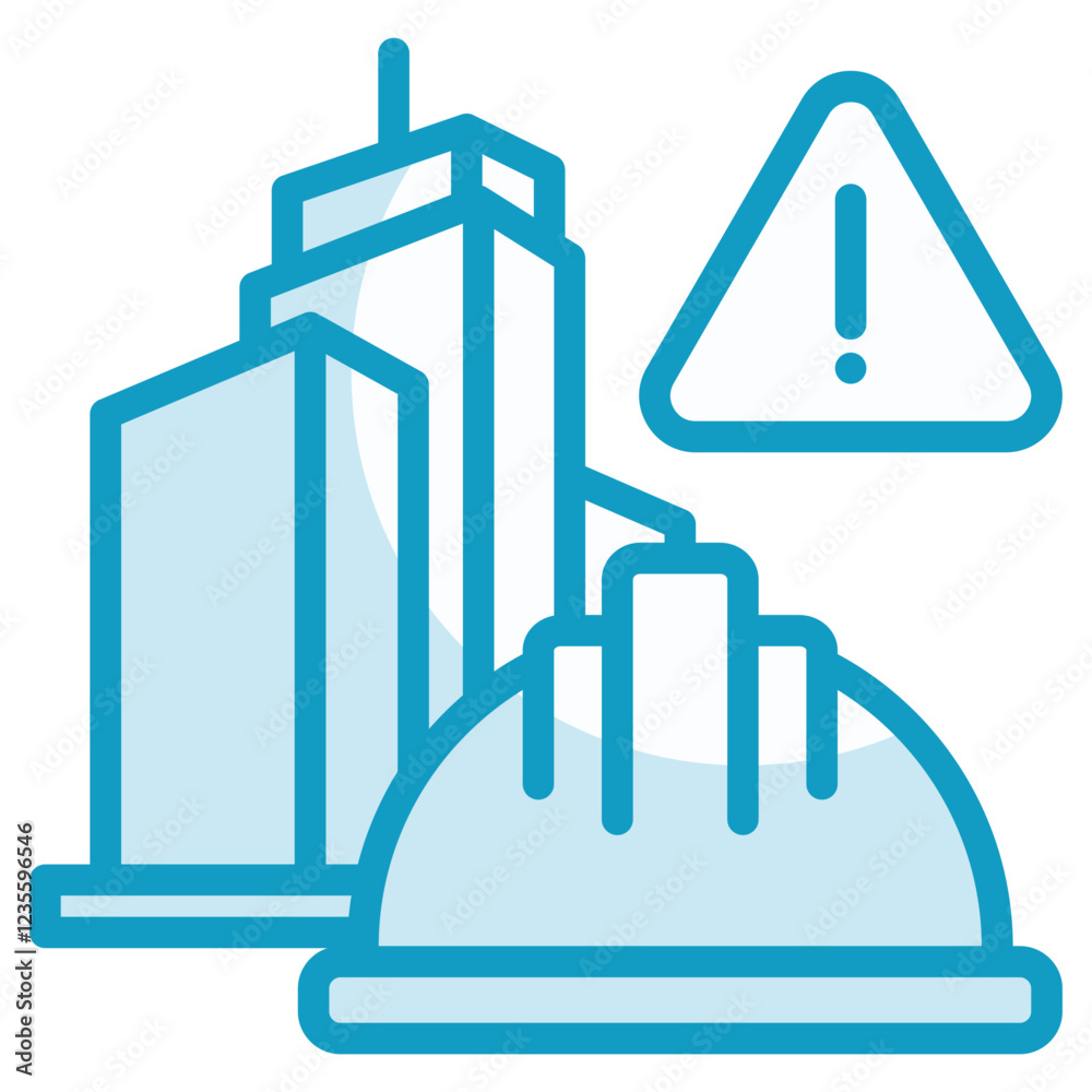 Obraz premium Construction Safety Icon Element For Design