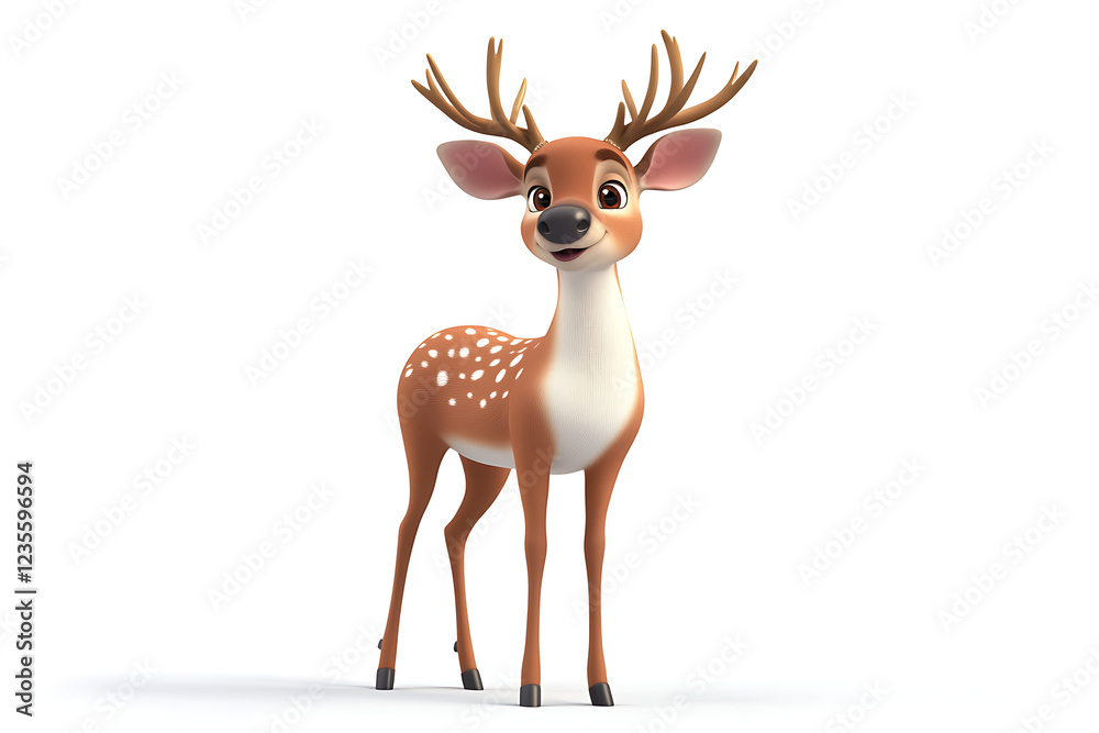 deer on a white background, deer on a blank white background, a deer, deer, cute deer, white background, Copy Space For Add Text 3D Rendering, 3D, Vector, AI Generative deer on a white background, deer on a blank white background, a deer, deer, cute deer, white background, Copy Space For Add Text 3D Rendering, 3D, Vector, AI Generative