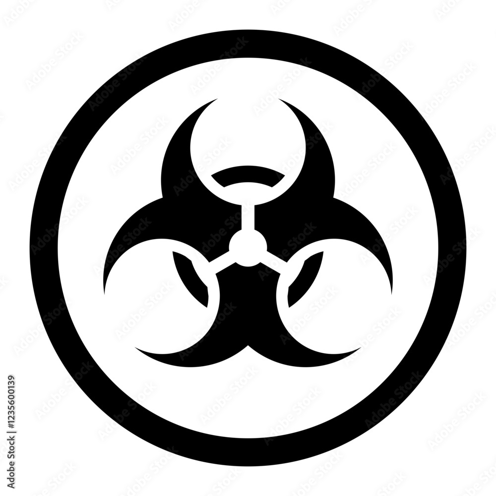 Biohazard Icon Element For Design Biohazard Icon Element For Design
