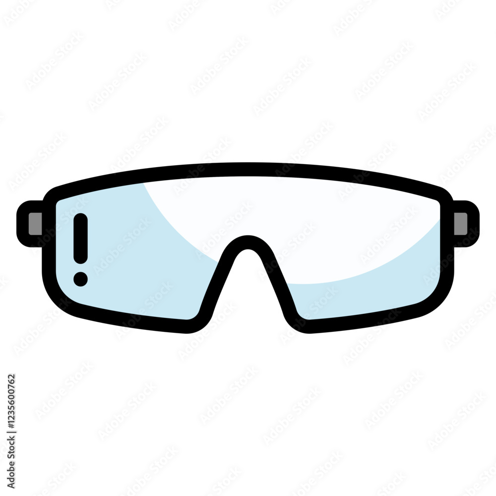 Safety Glasses  Icon Element For Design