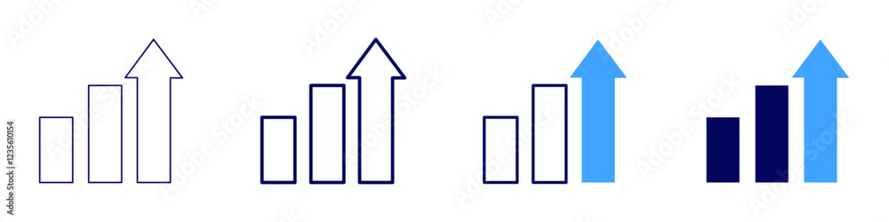 Money efficiency icon in 4 different styles. Thin Line, Line, Bold, and Bold Line. Duotone style. Editable stroke Money efficiency icon in 4 different styles. Thin Line, Line, Bold, and Bold Line. Duotone style. Editable stroke