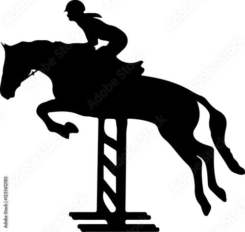 show jumping horse