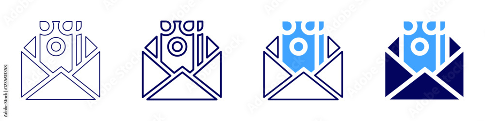 Money solution icon in 4 different styles. Thin Line, Line, Bold, and Bold Line. Duotone style. Editable stroke Money solution icon in 4 different styles. Thin Line, Line, Bold, and Bold Line. Duotone style. Editable stroke