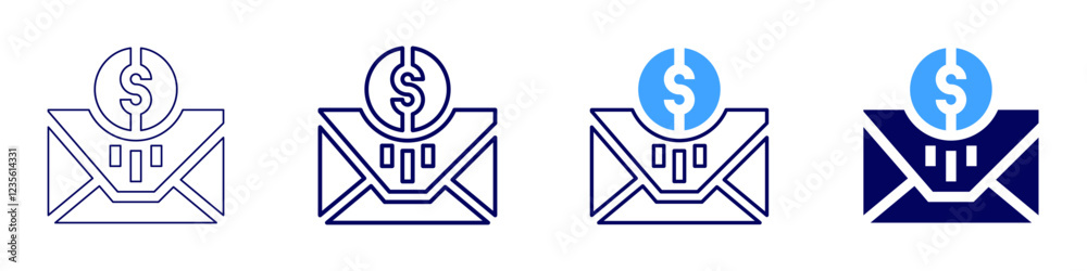 Send money icon in 4 different styles. Thin Line, Line, Bold, and Bold Line. Duotone style. Editable stroke Send money icon in 4 different styles. Thin Line, Line, Bold, and Bold Line. Duotone style. Editable stroke