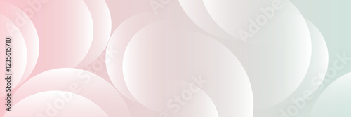 Soft Gradient Abstract Circles Background