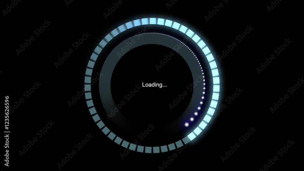 Explore a Modern Loading Animation with a Circular Progress Indicator ...