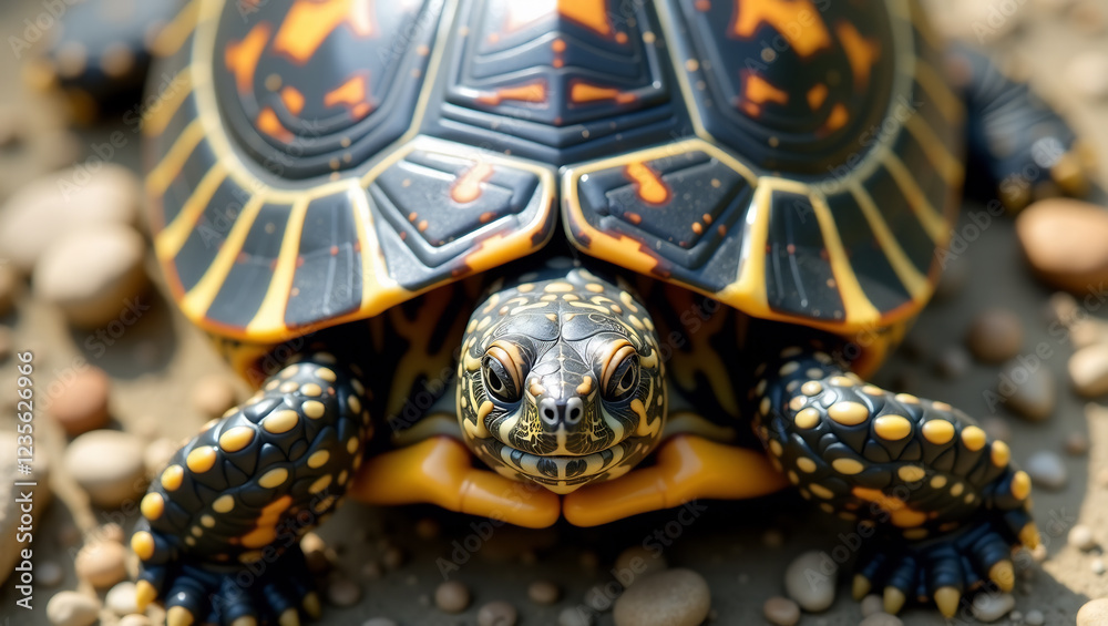 Turtle with Unique Shell