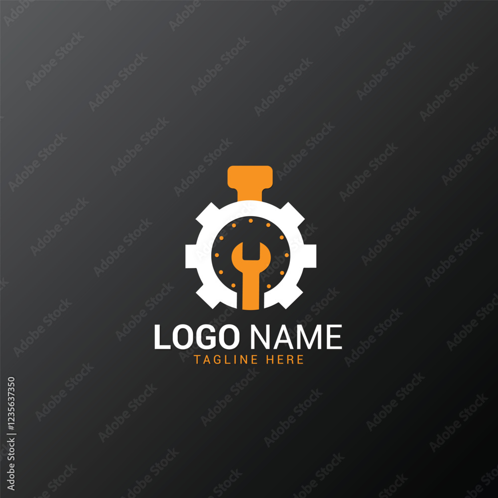 Gear Wrench Logo Design Vector Template Gear Wrench Logo Design Vector Template