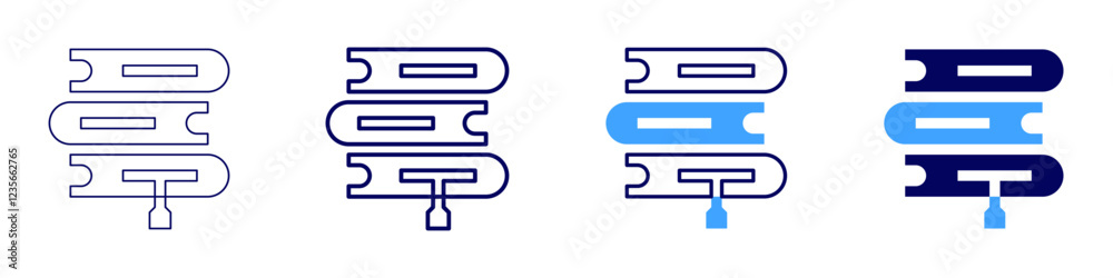 Education initiatives icon in 4 different styles. Thin Line, Line, Bold, and Bold Line. Duotone style. Editable stroke Education initiatives icon in 4 different styles. Thin Line, Line, Bold, and Bold Line. Duotone style. Editable stroke