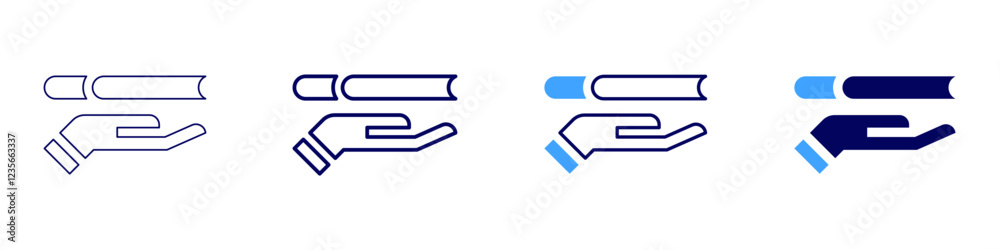 Education resources icon in 4 different styles. Thin Line, Line, Bold, and Bold Line. Duotone style. Editable stroke Education resources icon in 4 different styles. Thin Line, Line, Bold, and Bold Line. Duotone style. Editable stroke