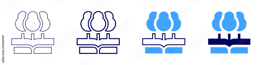 Science icon in 4 different styles. Thin Line, Line, Bold, and Bold Line. Duotone style. Editable stroke Science icon in 4 different styles. Thin Line, Line, Bold, and Bold Line. Duotone style. Editable stroke