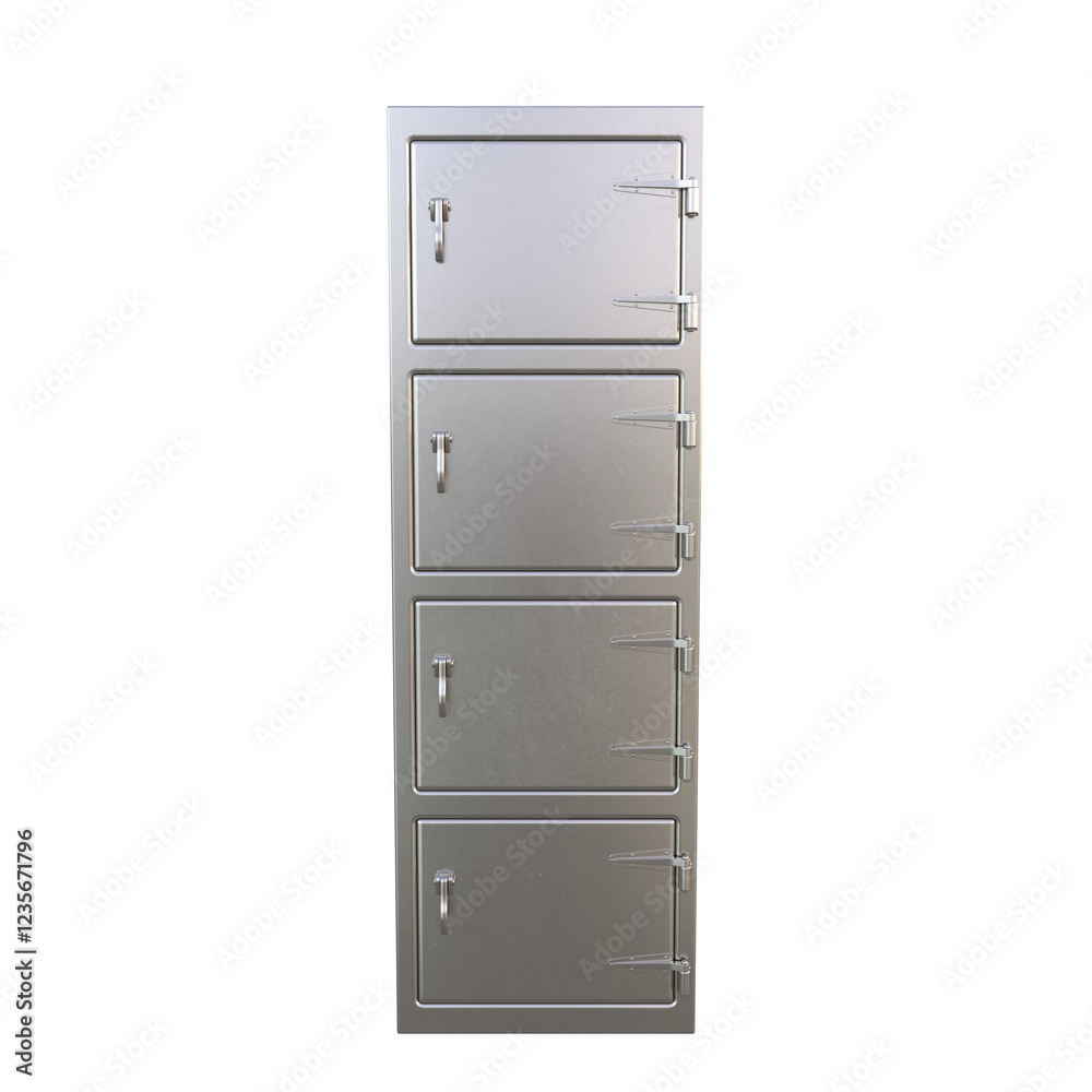 Mortuary сhamber, 3d illustration Isolated on white background Mortuary сhamber, 3d illustration Isolated on white background