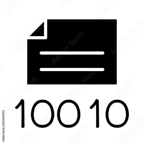 Konstfotografi Data encryption icon