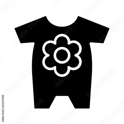 Baby suit icon
