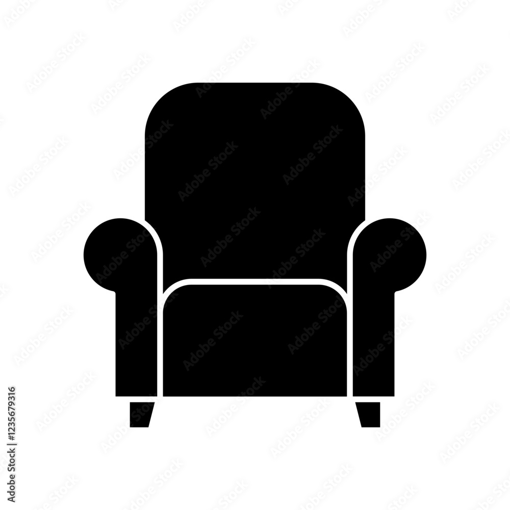 Fototapeta premium Armchair icon 