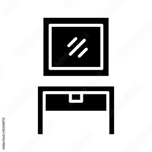 Dressing table icon