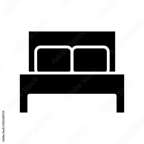 Double bed icon