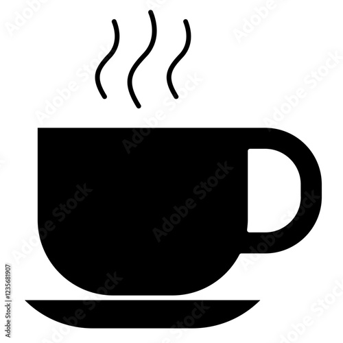 Hot coffee icon