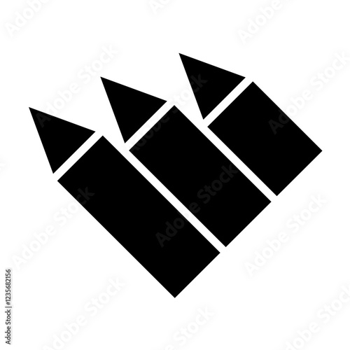 Colored pencils icon