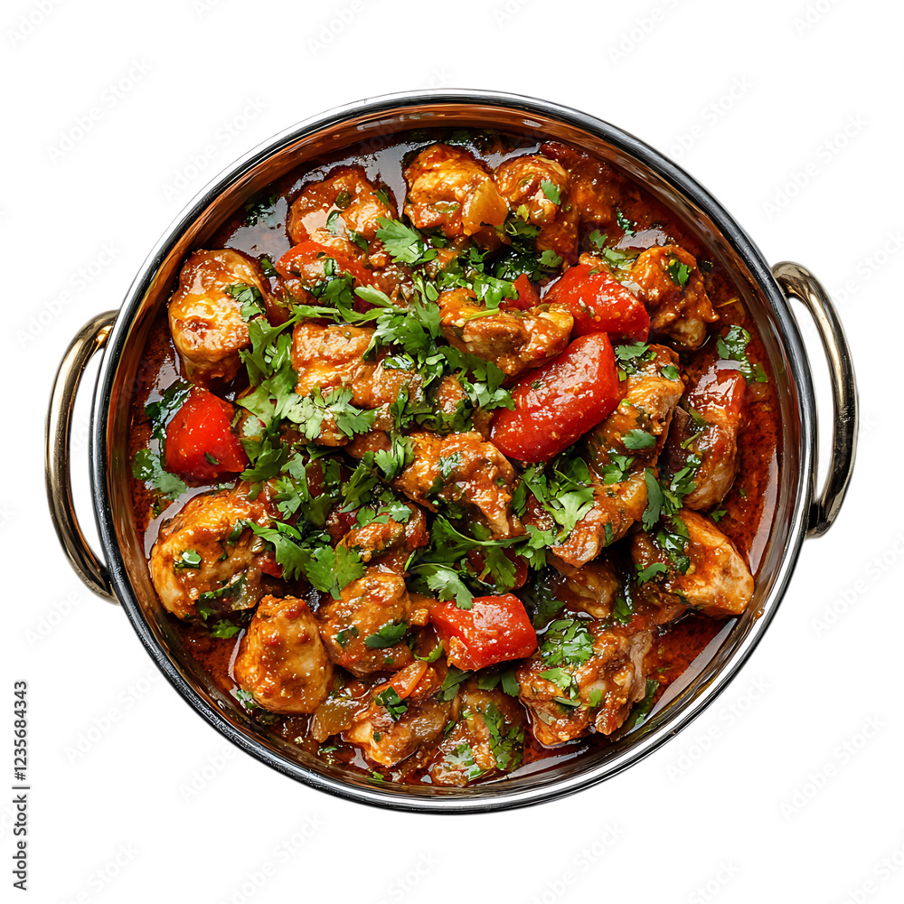 PNG Chicken Karahi Isolated Against a Transparent Background for Culinary Photography, Menu Design, or Food Styling PNG Chicken Karahi Isolated Against a Transparent Background for Culinary Photography, Menu Design, or Food Styling