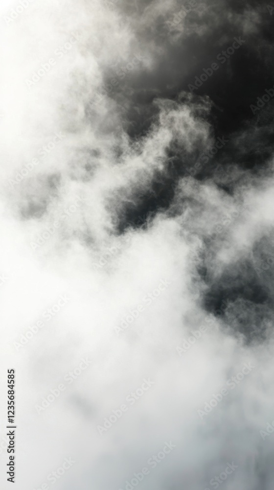 Ethereal Mist and Fog Against a Dark Gradation Background Ethereal Mist and Fog Against a Dark Gradation Background