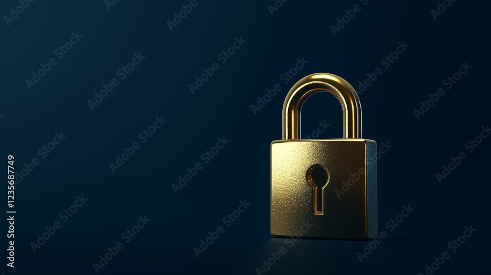 Naklejka premium Glowing Network Nodes and Connections Representing Digital Security in a Blue and White Theme