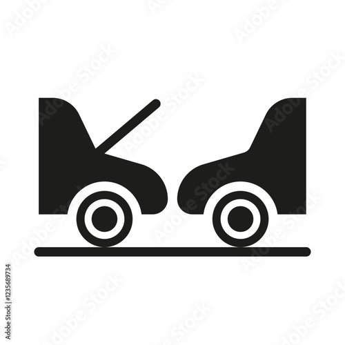 Car accident icon