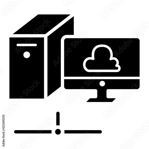 Computer network icon