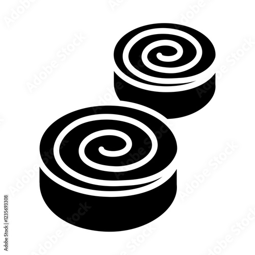 Candy icon in glyph style