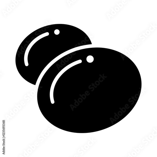 Candy icon in glyph style