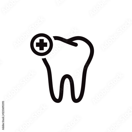 dental treatment icon 
