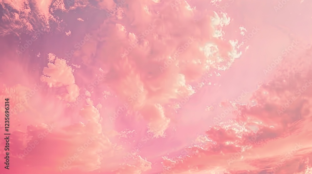 Fototapeta premium Pink_Sky_background_Colorful_Abstrac