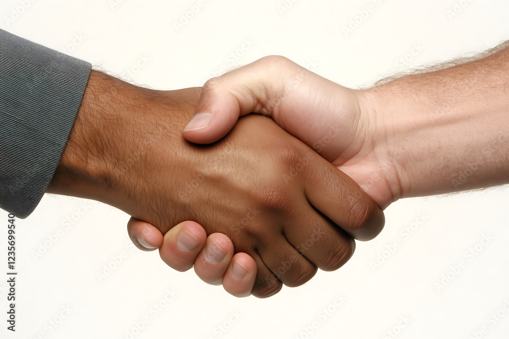 Diverse Hands in Agreement - A Powerful Business Partnership Diverse Hands in Agreement - A Powerful Business Partnership