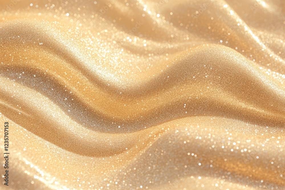 Textured Golden Glitter Slime Sparkling Under Warm Light With a Subtle Gradient Background Textured Golden Glitter Slime Sparkling Under Warm Light With a Subtle Gradient Background