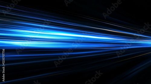 Blue gradient stripes background with motion blur effect.Wallpaper background.