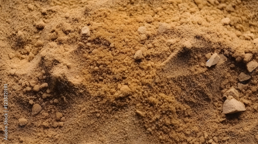 a pile of dirt with a small amount of dirt a pile of dirt with a small amount of dirt