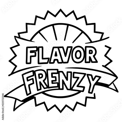 Flavor Frenzy typography t shirt