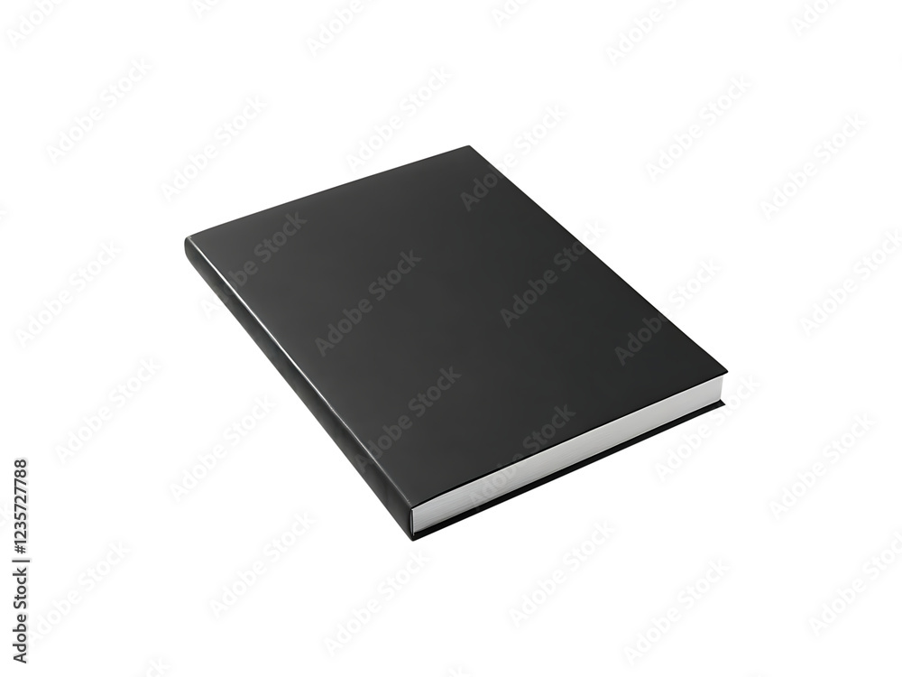 Blank Book Cover Mock-Up, black template book, magazine, book or catalog, Blank notebook transparent background Blank Book Cover Mock-Up, black template book, magazine, book or catalog, Blank notebook transparent background