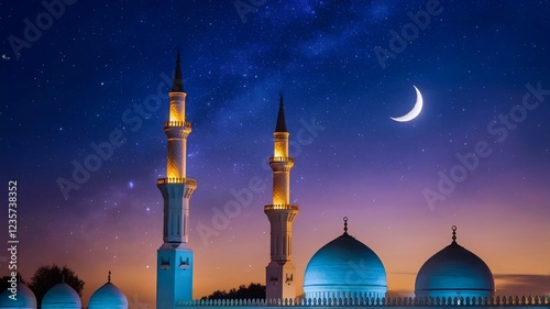 Ramadan Radiance Moonlit Lanterns of Faith