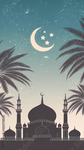 Ramadan Radiance Moonlit Lanterns of Faith