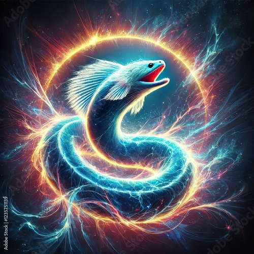 Electric Eel orange I