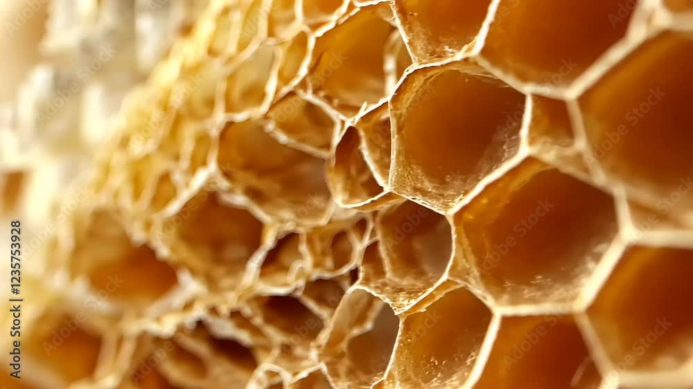 Close-up Macro Photograph of Honeycomb-like Structure Close-up Macro Photograph of Honeycomb-like Structure
