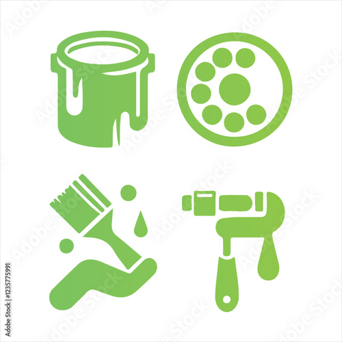 Paints Logo Design