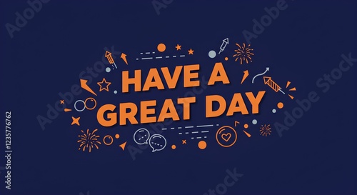 Have a great day creative Design for Website banner or Social media