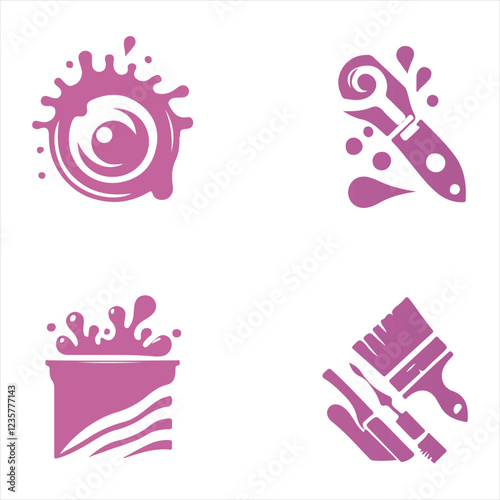 Paints Logo Design