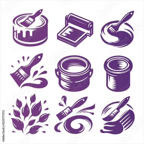 Paints Logo Design